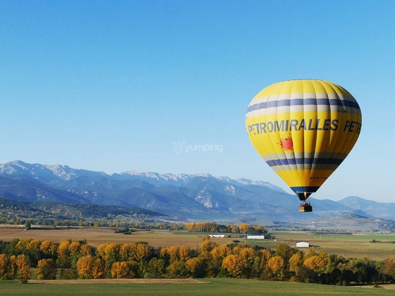 Balloon ride around Montserrat